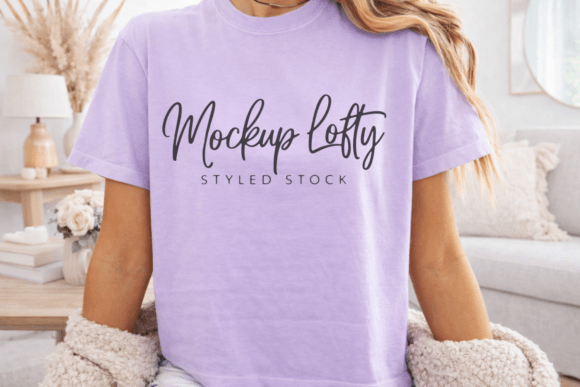 Download Comfort Colors 3023CL Orchid Mockup - Color Collection