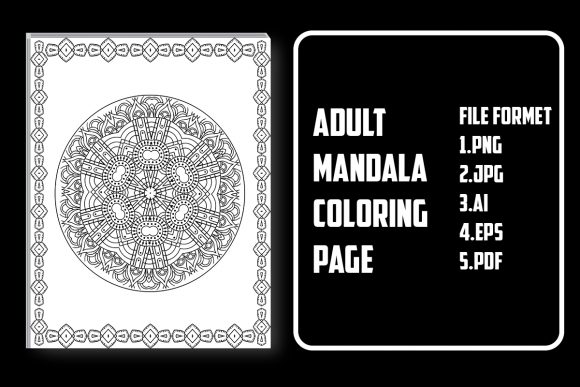 Download Adult Mandala Coloring Page - Premium Resources