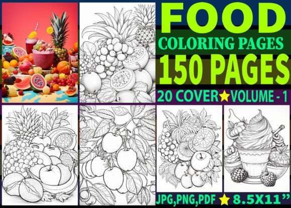 Download 150+ Foods Coloring Pages for Adults - Color Collection