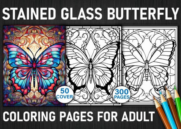 Download Stained Glass Butterfly Coloring Pages - Color Collection