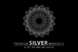 Download Premium Silver Mandala Vector Pattern - Premium Bundle