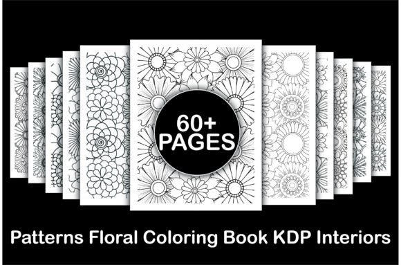 Download 60+ Patterns Floral Coloring Book KDP - Color Collection