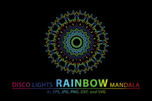 Download Multicolored Rainbow Mandala Vector - Color Collection