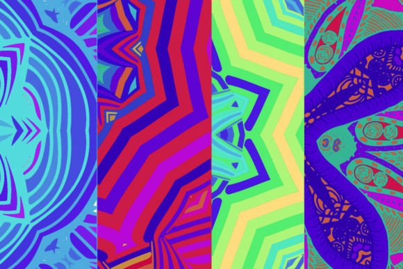 Download Multicolored Mandala Inspired Background - Color Collection