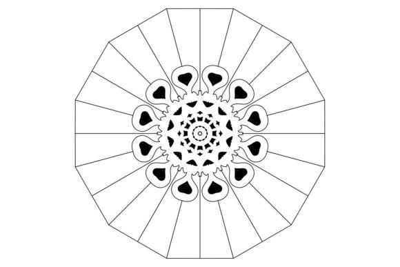 Download A Detailed Mandala Coloring Page Design - Color Collection
