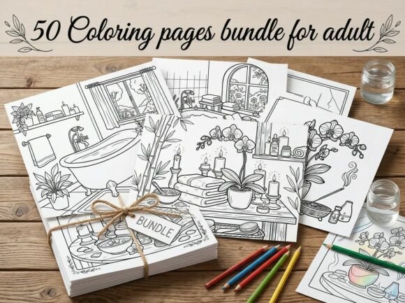 Download 50 Relaxing Spa Coloring Pages for Adult - Color Collection