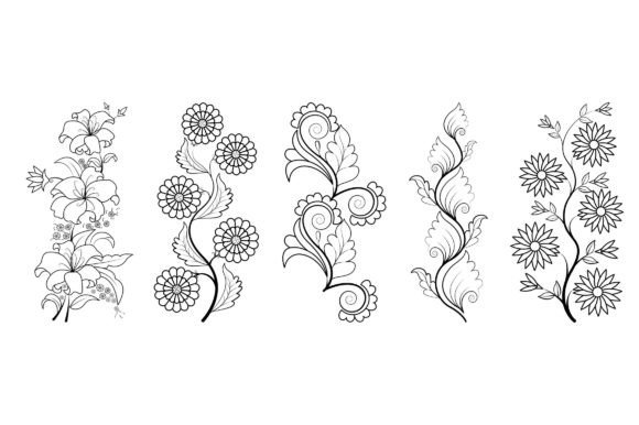 Download Floral Coloring Page Book for Kids V.4 - Color Collection