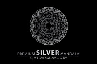 Download Premium Silver Mandala Vector Pattern - Premium Bundle