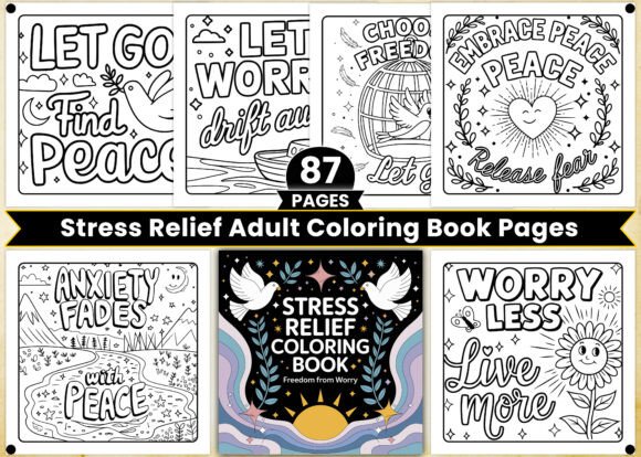 Download Stress Relief Adult Coloring Book Pages - Color Collection